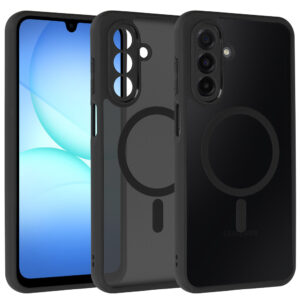 Full Matte Mag Dėklas skirtas Samsung Galaxy A17 5G juodos spalvos - Image 1