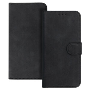 Dėklas BOOK COMMON Uniwersalna (Dydis M) skirtas Samsung S21/S10/Note/Note 2/Note 3/Huawei P30 Lite/P9/P9 Lite/Sony Xperia Z3/Z4/Z5 juodos spalvos