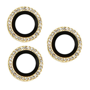 Apsauginis stiklas HARD DIAMOND skirtas kamerai (LENS) skirtas Apple iPhone 17 Pro/17 Pro Max gold (objektyvui 3 vnt)