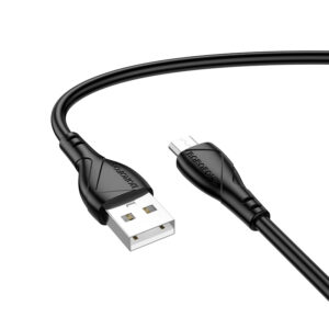 Borofone kabelis BX121 Energy - USB į Micro USB - 2,4A 1 m juodos spalvos
