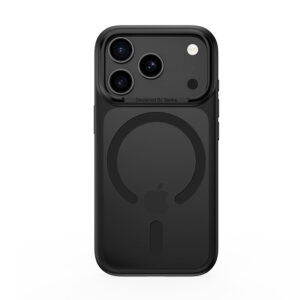 Benks Dėklas Magnetic Mist Metal Frame (0067) skirtas Apple iPhone 17 juodos spalvos (Camera Control Button) - Image 1