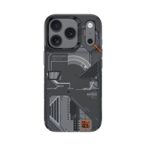 Benks Dėklas Dynamic Magnetic Mecha (D069) skirtas Apple iPhone 17 Pro juodos spalvos (Camera Control Button)