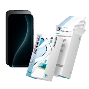Benks Apsauginis stiklas Air Shield Privacy Glass (TF67) skirtas Apple iPhone 17/16 Pro black - 10 vnt
