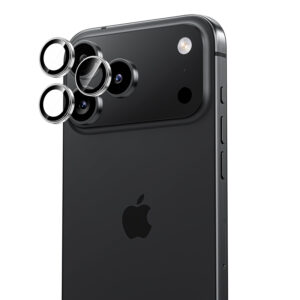 Benks Apsauginis stiklas Glass Warrior Metal Lens Protector telefonui skirtas Apple iPhone 17 Pro/17 Pro Max (objektyvui 3 vnt) black