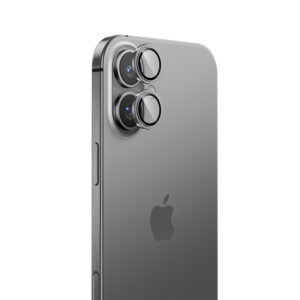 Benks Apsauginis stiklas Glass Warrior Lens Protector telefonui skirtas Apple iPhone 16/16 Plus (objektyvui 2 vnt) gray