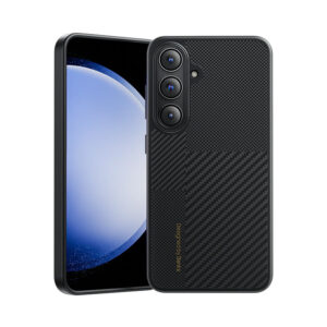 Benks dėklas Montage Magnetic Armor Pro Kevlar Metal Frame 600D+1500D (MA41) skirtas Samsung Galaxy S24 Plus juodos spalvos