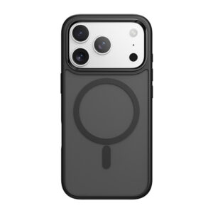 Rock Guard Touch Matte Series Magnetic dėklas skirtas Apple iPhone 17 Pro juodos spalvos (metal lens frame)