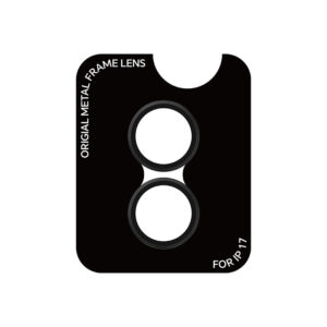 Rock Apsauginis stiklas Pure Series Camera Lens on camera skirtas Apple iPhone 17 (lens 2 pieces) black