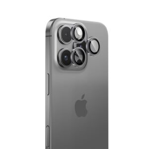 Benks Apsauginis stiklas Glass Warrior Lens Protector telefonui skirtas Apple iPhone 16 Pro/16 Pro Max (objektyvui 3 vnt) silver
