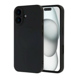 ScreenArmor MagFlex Case Apsauginis MagSafe Dėklas Apple iPhone 16, juodos spalvos