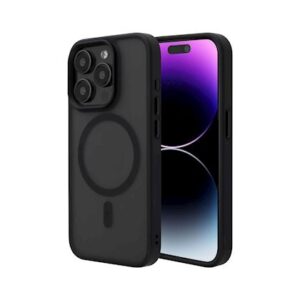 ScreenArmor MagAir Case Apsauginis MagSafe Dėklas Apple iPhone 15 Pro juodos spalvos