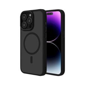 ScreenArmor MagAir Case Apsauginis MagSafe Dėklas Apple iPhone 15 Pro Max juodos spalvos