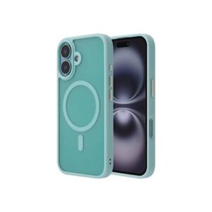 ScreenArmor MagAir Case Apsauginis MagSafe Dėklas Apple iPhone 16 žalsvai mėlynos spalvos