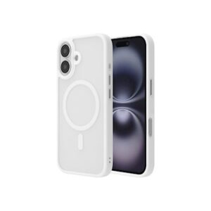 ScreenArmor MagAir Case Apsauginis MagSafe Dėklas Apple iPhone 16 baltos spalvos