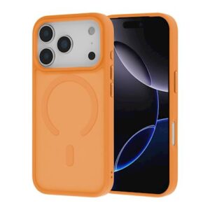 ScreenArmor MagAir Case Apsauginis MagSafe Dėklas Apple iPhone 17 Pro Max oranžinės spalvos