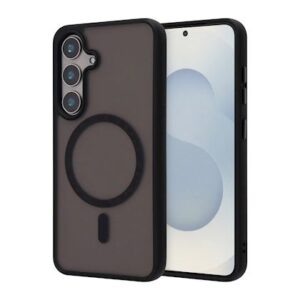 ScreenArmor MagAir Case Apsauginis MagSafe Dėklas Samsung Galaxy S25 juodos spalvos