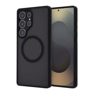 ScreenArmor MagAir Case Apsauginis MagSafe Dėklas Samsung Galaxy S25 Ultra juodos spalvos