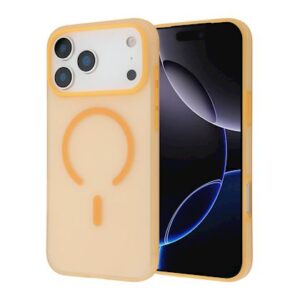 ScreenArmor MagSoft Case Apsauginis MagSafe Dėklas Apple iPhone 17 Pro oranžinės spalvos