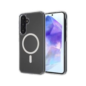 ScreenArmor MagShock Armor Case Apsauginis MagSafe Dėklas Samsung Galaxy A55 skaidrus