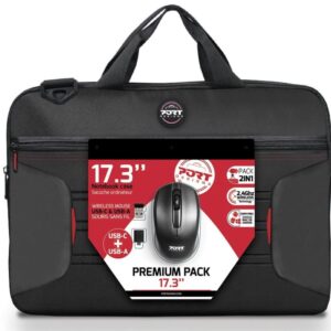 PORT DESIGNS Bundle Premium Pack 17" krepšys nešiojamam kompiuteriui + belaidė pelė (501874)