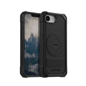 Rokform Apple iPhone 16e Rugged dėklas - juodos spalvos - Image 1