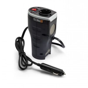 Technaxx Auto Power Inverter, 2x USB port, 1x AC socket (TE13)
