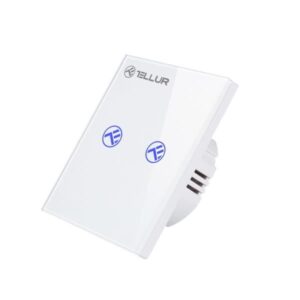 Tellur WiFi Smart Switch, SS2N, 2 Ports, 1800W, White