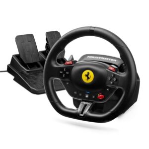 Thrustmaster T98 Steering Wheel and Pedal Set, Ferrari 296 Edition for PS5, PS4 and PC (4160880)