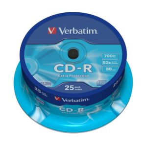 CD-R Verbatim DL 700MB (80min) 52x Extra Protection 25-cake - Image 1