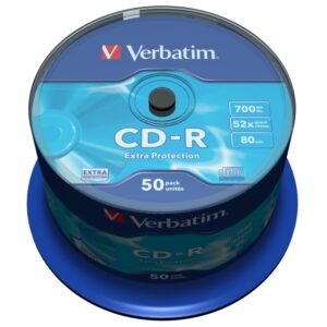 CD-R Verbatim DL 700MB (80min) 52x Extra Protection 50-cake - Image 1