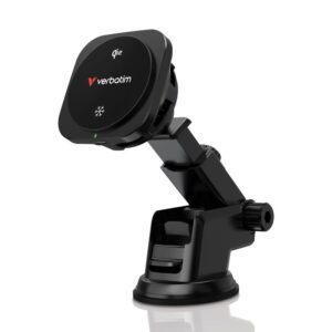 Verbatim CND-02 Magnetic Wireless Car Charger Charge 'n' Drive, Qi2, Black