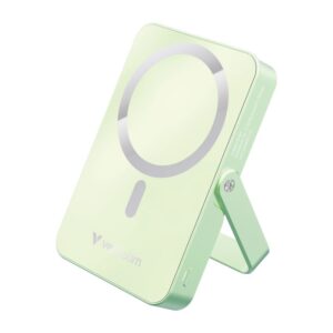 Verbatim Charge 'n' Go Magnetic Wireless Power Bank with Stand, 10000mAh, Green