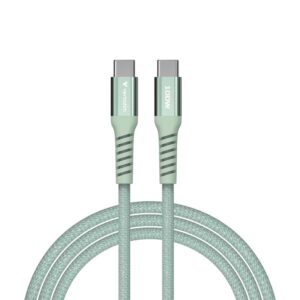 Verbatim Magnetic Sync & Charge Cable USB-C to USB-C 100W 120 cm Green