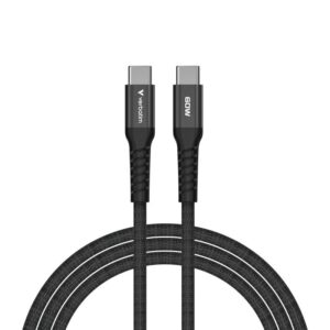 Verbatim Magnetic Sync & Charge Cable USB-C to USB-C 60W 120 cm Black - Image 1