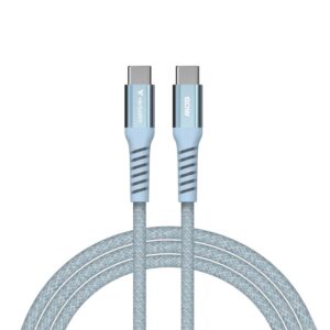 Verbatim Magnetic Sync & Charge Cable USB-C to USB-C 60W 120 cm Blue - Image 1