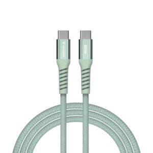Verbatim Magnetic Sync & Charge Cable USB-C to USB-C 60W 120 cm Green