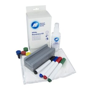 White Boardclene Kit - 10 X Safecloths, 10 X Magnets, 4 colour pens, 125ML White Boardclene, 1 X Era - Image 1