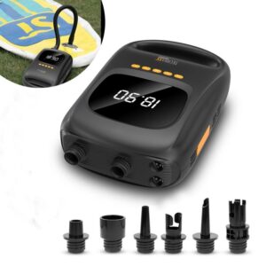 Technaxx SUP Battery Air Pump with power bank function, Black (TX-266)