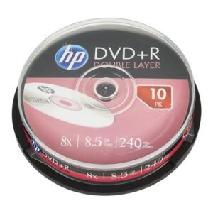 DVD+R HP 8,5 GB (240min) DL 8x 10-cake