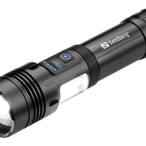 Sandberg Survivor 7in1 Torch Powerbank 5000 mAh, Black - Image 1