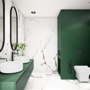 Praustuvo maišytuvas Invena Glamour, juodas - Image 3