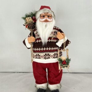 Dekoracija, "Kalėdų senelis" Christmas Touch, 60 cm, raudona