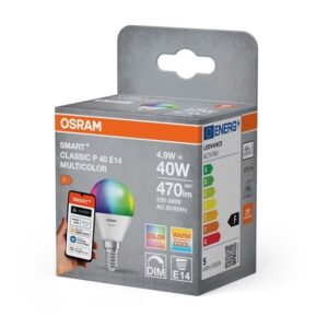 LEMPUTĖ LED WIFI P40 E14 4.9W 470LM RGBW - Image 3