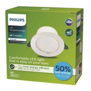 Įmontuojamas šviestuvas Philips DIAMOND CUT, 2W, 3000°K, LED