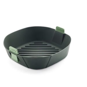 Silikoninis įdėklas karšto oro gruzdintuvei, žalia, 25 cm