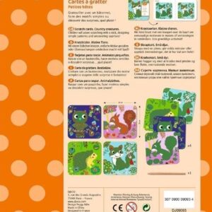 Raižymo rinkinys Djeco Country creatures - Image 3