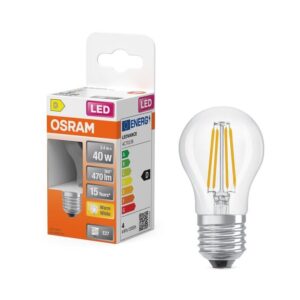 LEMP LED FIL P45 3.4W E27 2700K 470LM - Image 3
