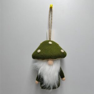 Dekoracija Nykštukas Christmas Touch, 11.5 cm, žalia