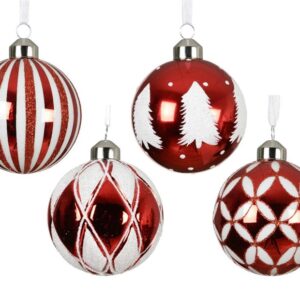 Eglutės žaisliukas, 8 cm, stiklas