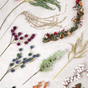 Kalėdinė dekoratyvinė šakelė Christmas Touch, žalia, 700 mm - Image 3